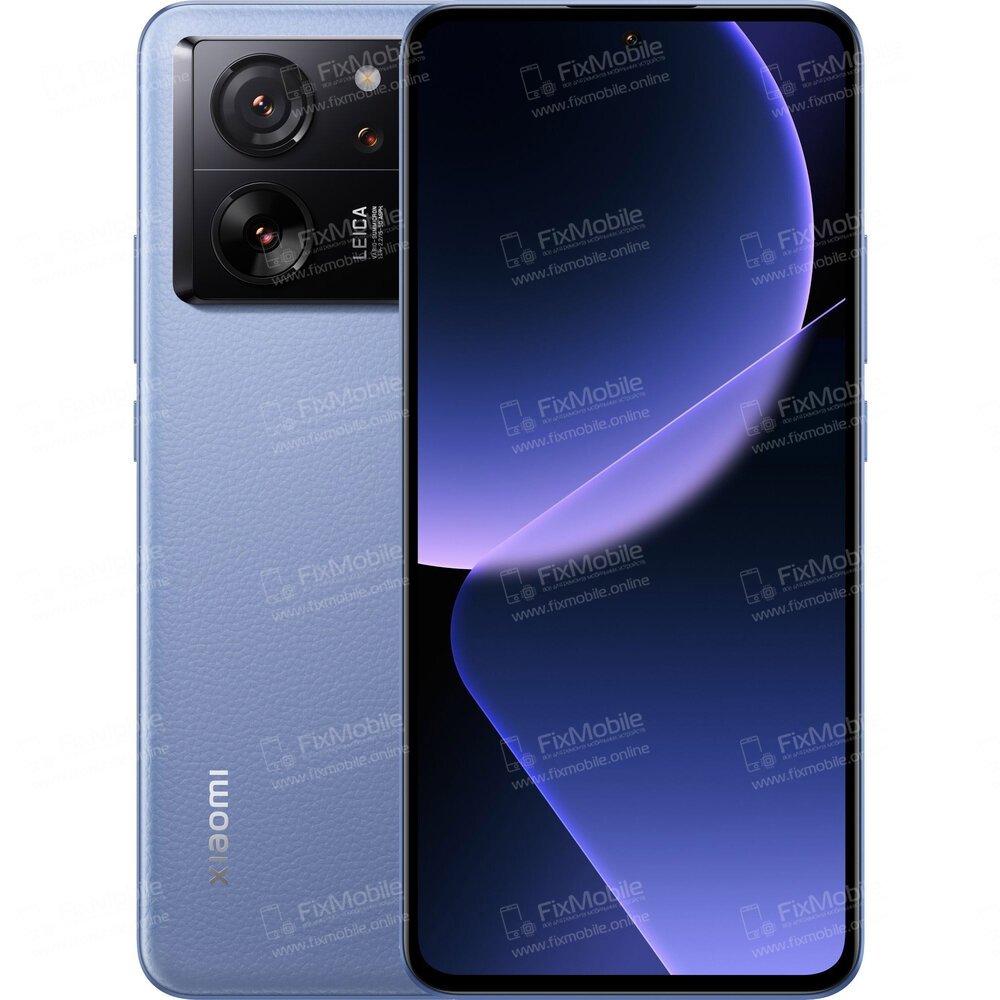 Задняя крышка для Xiaomi 13T Pro (зеленая) Премиум