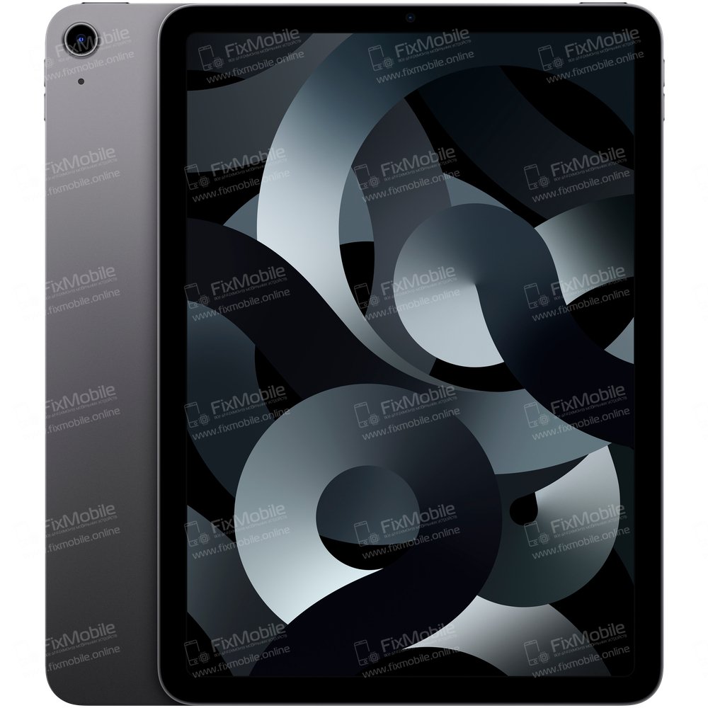 Стекло для Apple iPad Air 5 10.9 2022 в сборе с OCA пленкой (черное)