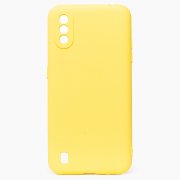 Чехол-накладка Activ Full Original Design для Samsung Galaxy A01 (A015F) (желтая) — 1