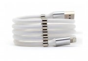 Кабель Ip 10 магнитов для Apple (USB - Lightning) белый — 2