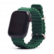 Ремешок - ApW26 Ocean Band для Apple Watch 41 mm силикон (зеленый) — 1