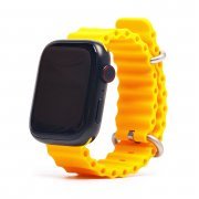 Ремешок - ApW26 Ocean Band для Apple Watch 41 mm силикон (желтый) — 1