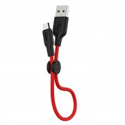 Кабель Hoco X21 Plus (USB - micro USB) (красный)