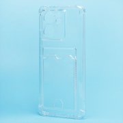 Чехол-накладка - SC276 с картхолдером для Xiaomi 13T (прозрачная) — 2