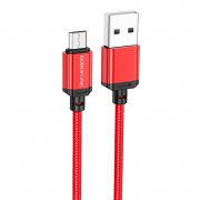 Кабель Borofone BX87 (USB - micro USB) (красный) — 1