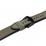 Ремешок - ApW39 Skin Apple Watch 41 mm экокожа (темно-зеленый) — 2