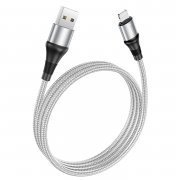 Кабель для Apple Hoco X50 Excellent (USB - lightning) (серый) — 3