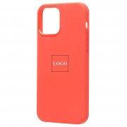 Чехол-накладка ORG Silicone Case SafeMag с анимацией для Apple iPhone 12 Pro Max (розовый цитрус) — 3