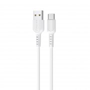 Кабель Borofone BX16 Easy (USB - Type C) 100см (белый)