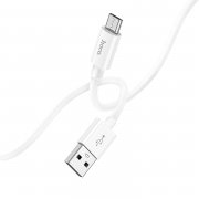 Кабель Hoco X87 (USB - micro USB) 100см (белый)