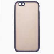 Чехол-накладка для Apple iPhone 6S (черно-фиолетовая) — 1