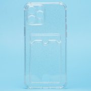 Чехол-накладка с картхолдером для Apple iPhone 12 Pro Max (белая) — 1