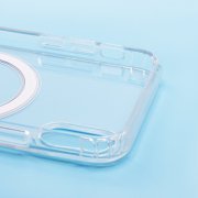 Чехол-накладка SafeMag для Apple iPhone XS (прозрачная) — 3
