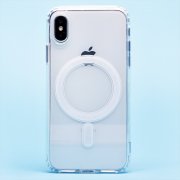 Чехол-накладка SafeMag для Apple iPhone XS (прозрачная)