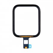 Стекло с тачскрином для Apple Watch SE 44 mm в сборе с OCA пленкой (черное) — 1