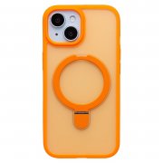 Чехол-накладка SafeMag для Apple iPhone 15 (оранжевая) — 1