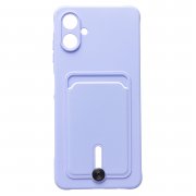 Чехол-накладка с картхолдером для Samsung Galaxy A06 (A065F) (светло-лиловая) — 1
