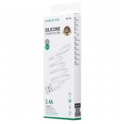 Кабель Borofone BX108 (USB - lightning) 100см (белый) — 2
