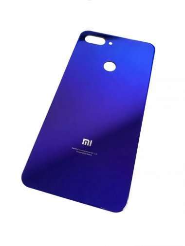 Задняя крышка для Xiaomi Mi 8 (синяя) — 1