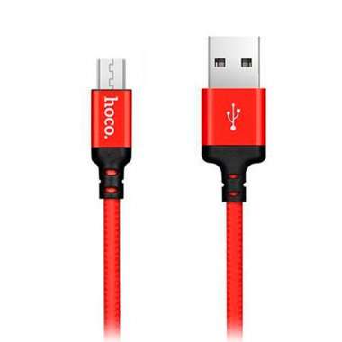 Кабель HOCO X14 Times Speed (USB - micro-USB) (красно-черный) &mdash; 1