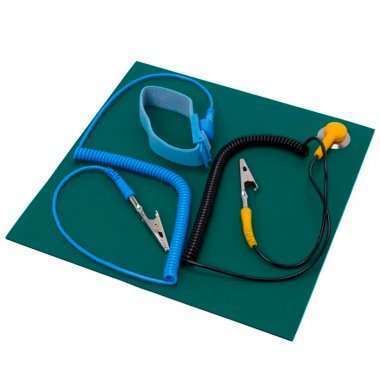 Коврик антистатический KS-6362 200х200 мм с браслетом и гарнитурой — 1