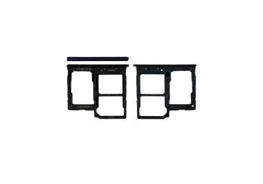 Контейнер SIM для Samsung Galaxy A31 (A315F) (черный) &mdash; 1