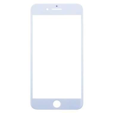 Стекло для Apple iPhone 8 Plus с рамкой и пленкой OCA (белое) — 1