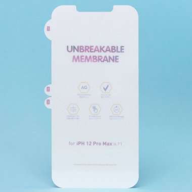 Защитная плёнка силиконовая для Apple iPhone 12 Pro Max (матовая) &mdash; 1