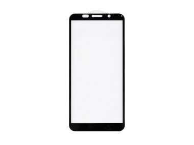Защитное стекло для Huawei Y5p (полное покрытие) (черное) Премиум — 1