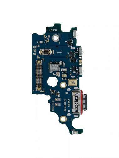 Шлейф для Samsung Galaxy S21 Ultra (G998B) плата на разъем зарядки/разъем SIM/микрофон &mdash; 1
