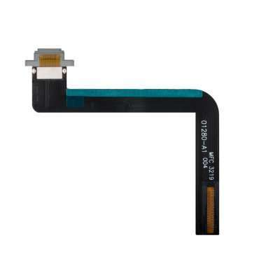 Шлейф для Apple iPad 10.2 2019 на разъем зарядки (белый) — 2