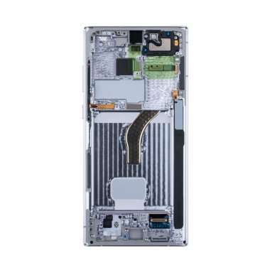 Дисплейный модуль с тачскрином для Samsung Galaxy S22 Ultra (S908B) (белый) — 2