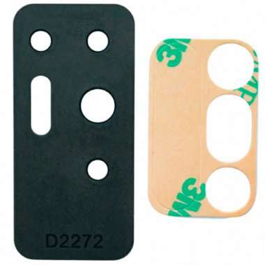 Стекло камеры для Tecno Pova 2 (черное) &mdash; 2