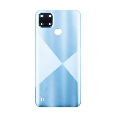 Задняя крышка для Realme C21Y (голубая) &mdash; 2