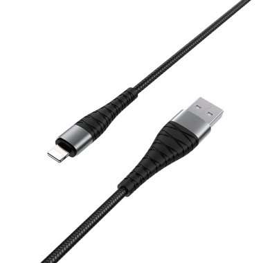 Кабель Borofone BX32 Munificent для Apple (USB - lightning) (черный) — 6