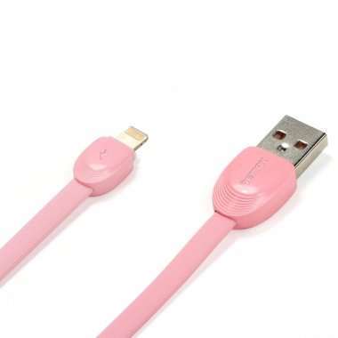 Кабель Remax RC-040i для Apple (USB - Lightning) (розовый) — 3