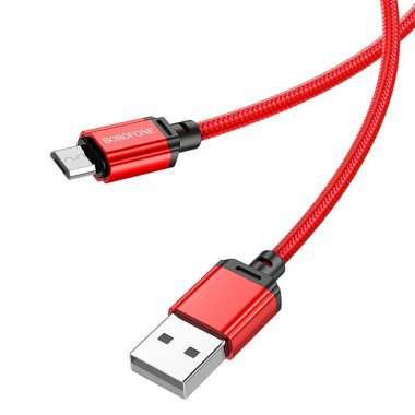 Кабель Borofone BX87 (USB - micro USB) (красный) — 3