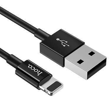 Кабель Hoco X23 Skilled для Apple (USB - lightning) (черный) — 4