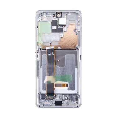 Дисплейный модуль с тачскрином для Samsung Galaxy S20 Ultra (G988B) (белый) — 1