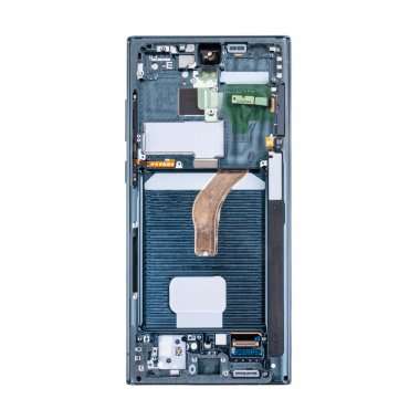 Дисплейный модуль с тачскрином для Samsung Galaxy S22 Ultra (S908B) (зеленый) &mdash; 1