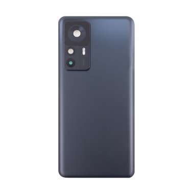 Задняя крышка для Xiaomi 12T (черная) (матовая) премиум — 2