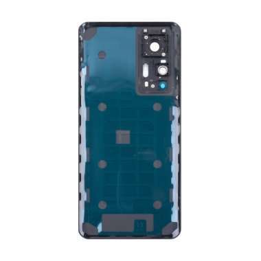 Задняя крышка для Xiaomi 12T (черная) (матовая) премиум — 1