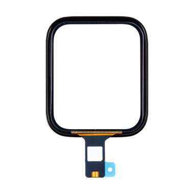 Стекло с тачскрином для Apple Watch SE 2023 44 mm в сборе с OCA пленкой (черное)